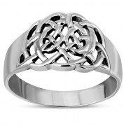 Plain 925 Sterling Silver Celtic Ring, rp701